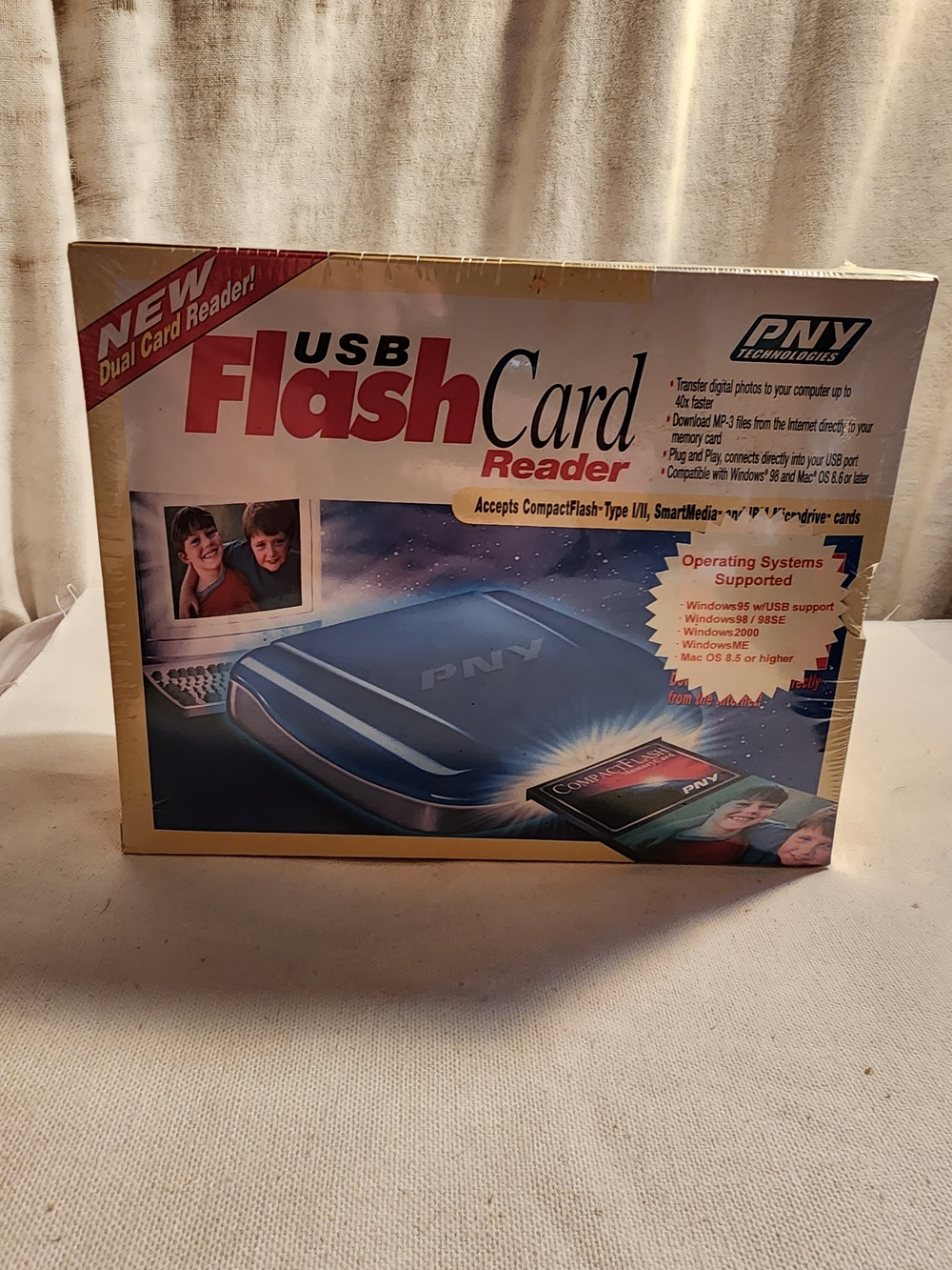 USB FlashCard Reader - Blue